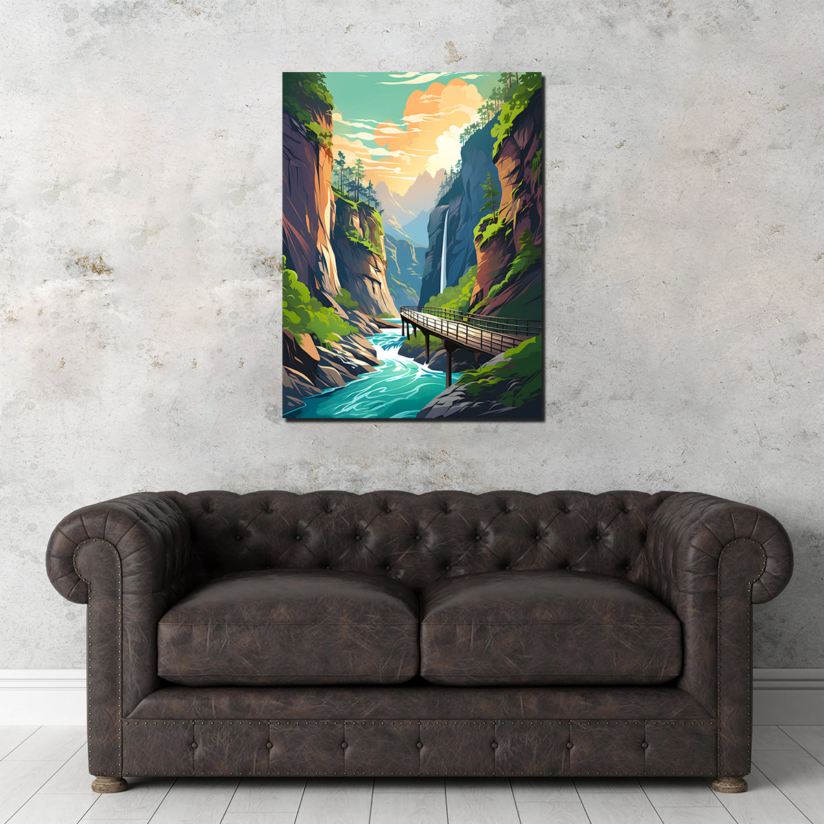 Stunning Slovenia - Vintgar Gorge Wall Art for Home Decor