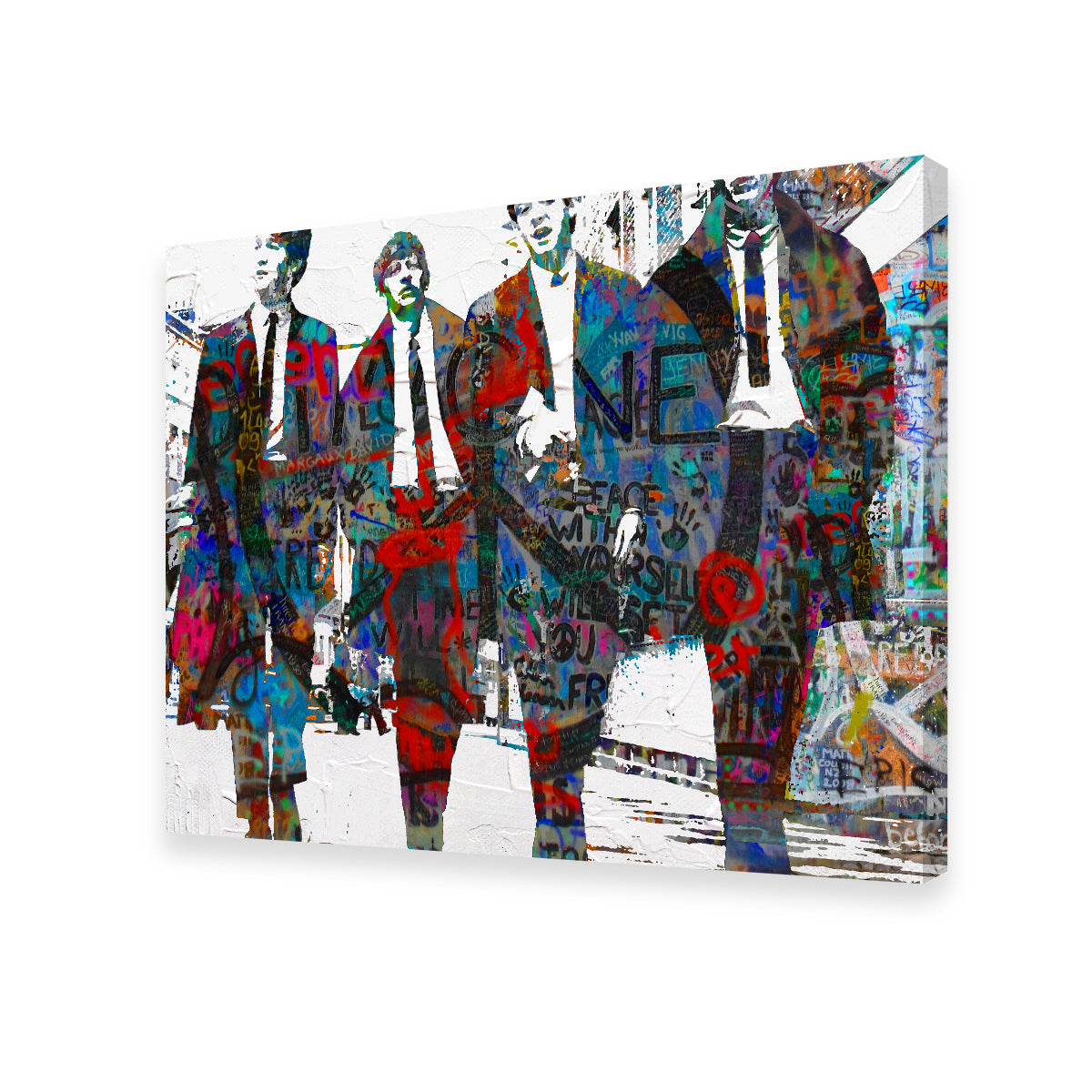 Stunning Beatles Imagine Peace Wall Art by Stephen Chambers