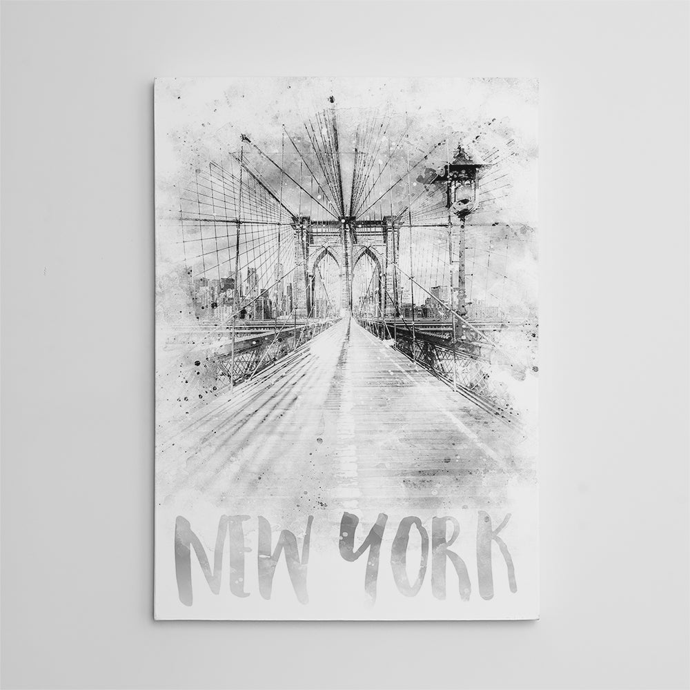Stunning NYC Brooklyn Bridge Wall Art by Melanie Viola