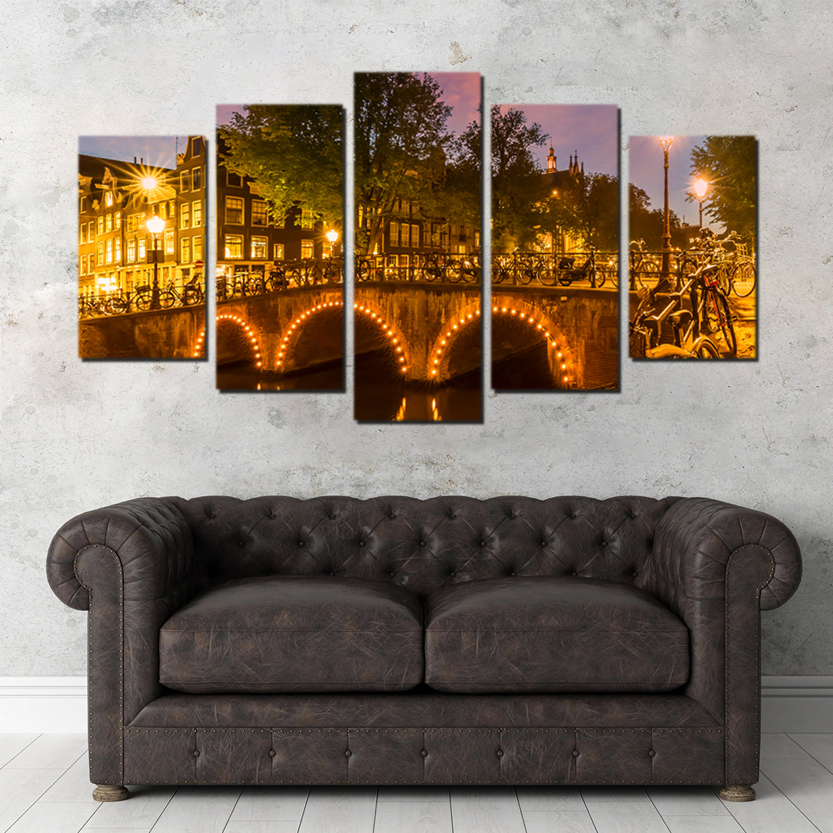 Stunning Amsterdam From Keizersgracht Wall Art by Melanie Viola