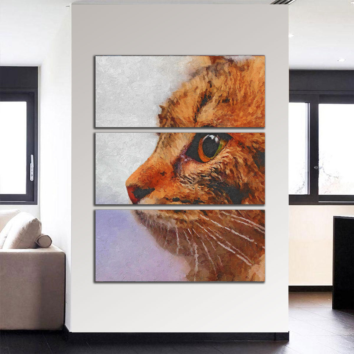 Stunning CAT 3 PAINTING Wall Art by Gab Fernando