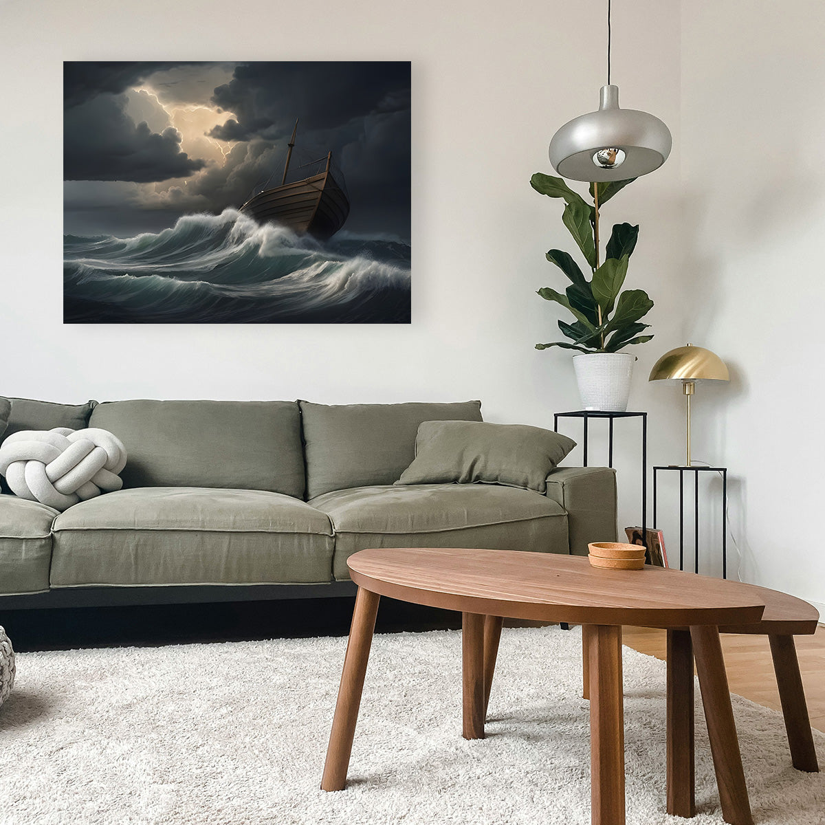 Exquisite Old Wooden Ship Wall Art - Handmade with Sustainable Materials