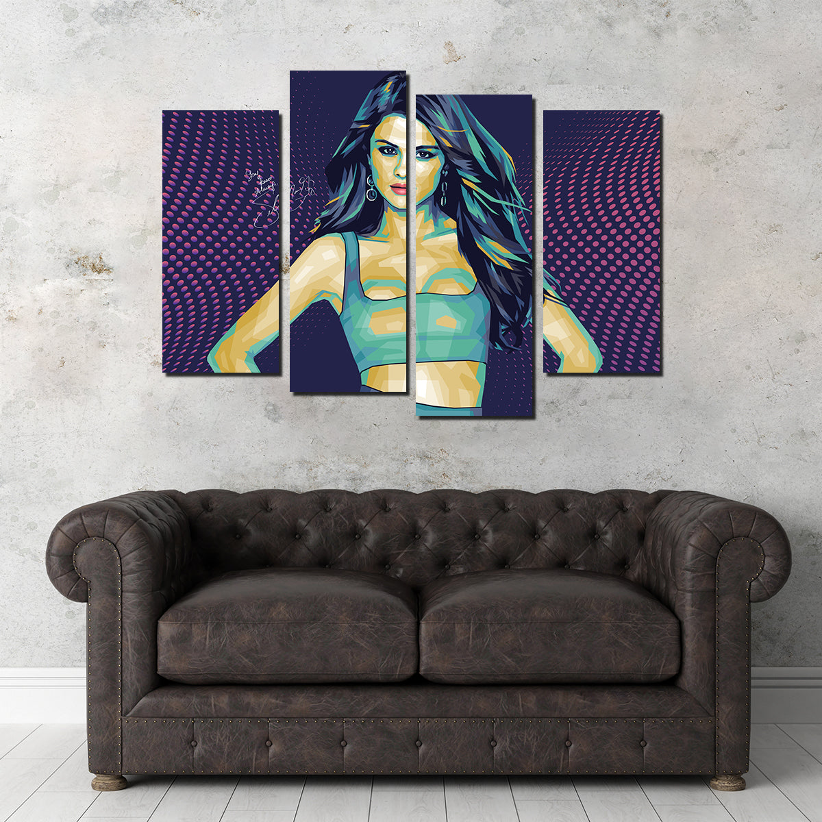 Selena Signature High - Quality Wall Art by Ralph & Laura Design