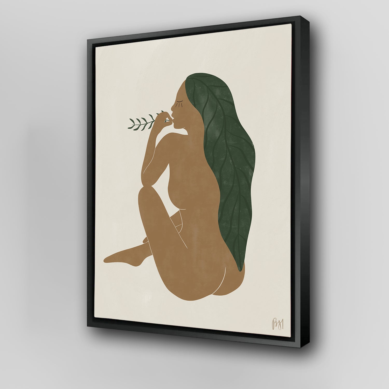 Stunning Beauty Seated Wall Art by Birch & Ink Sisters