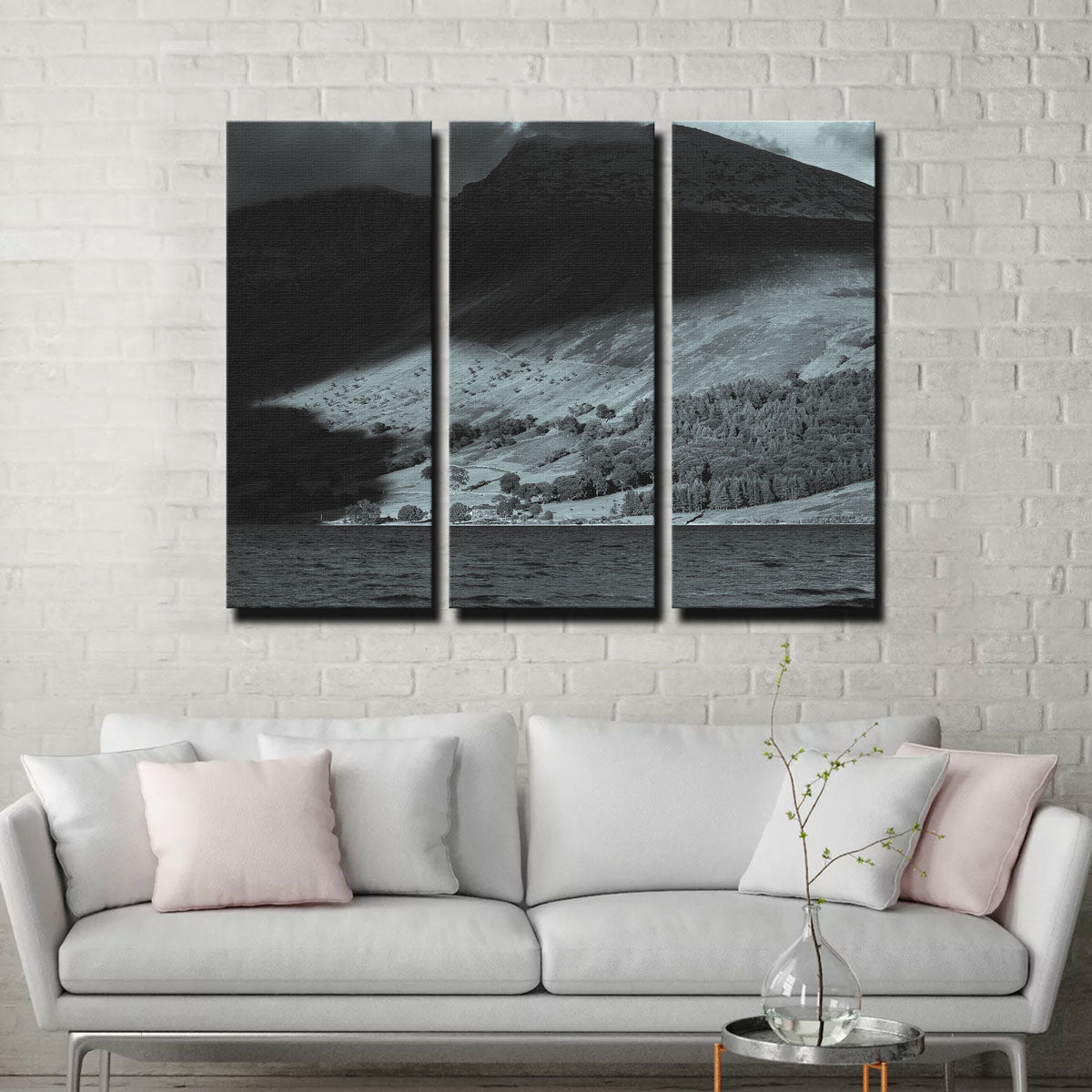 Exquisite Shadow on the Mountain Wall Art by Mike Cotton