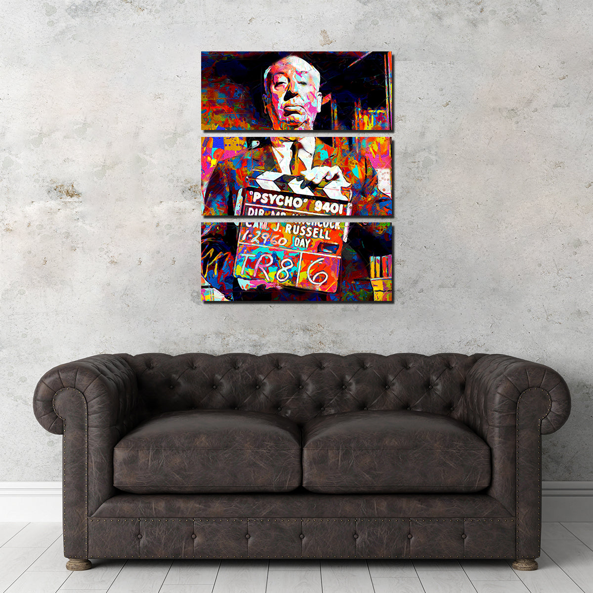 Hitchcock Action! Stunning Wall Art by Stephen Chambers