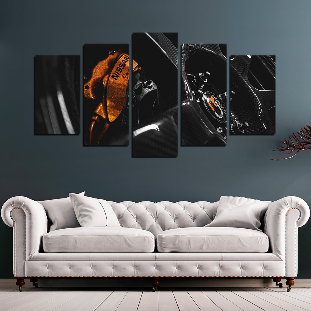Stunning Nissan GTR Wheel Wall Art by George Sorin