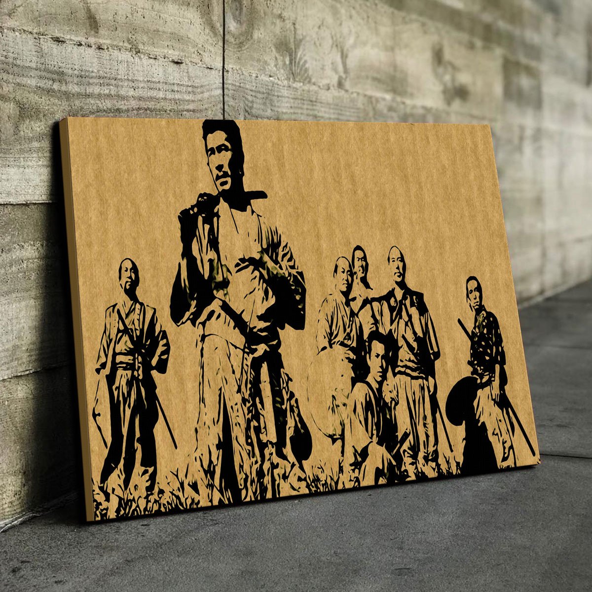 Exquisite Seven Samurai Wall Art for Stunning Home Decor