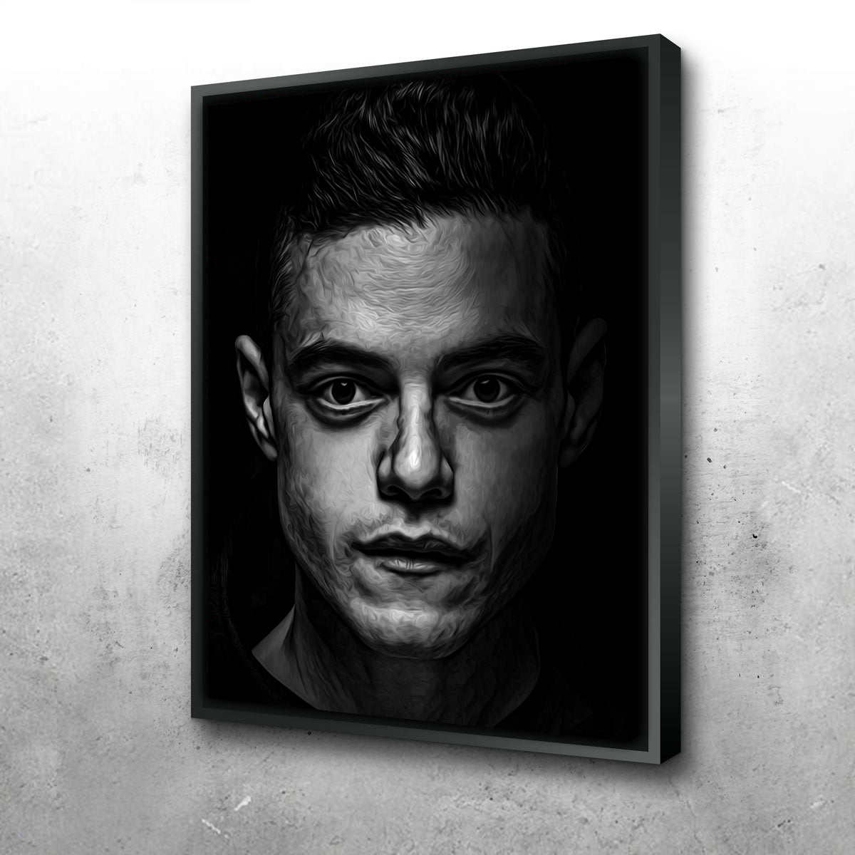 Stunning Portrait of Mr Robot Wall Art by George Sorin