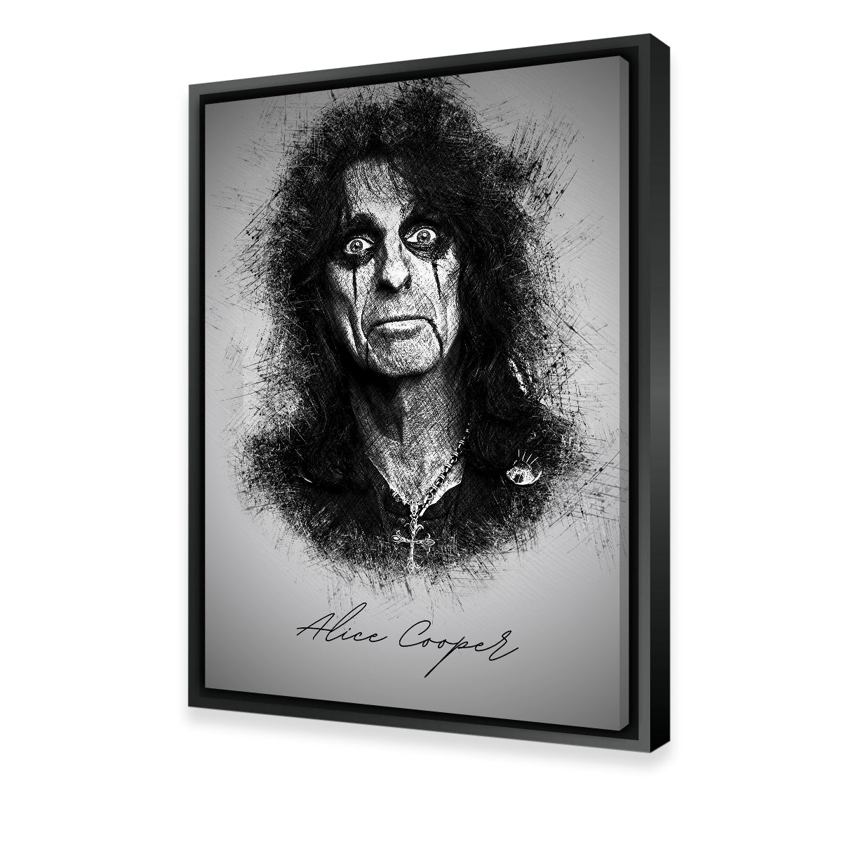Alice Cooper Stunning Wall Art by Albi Art