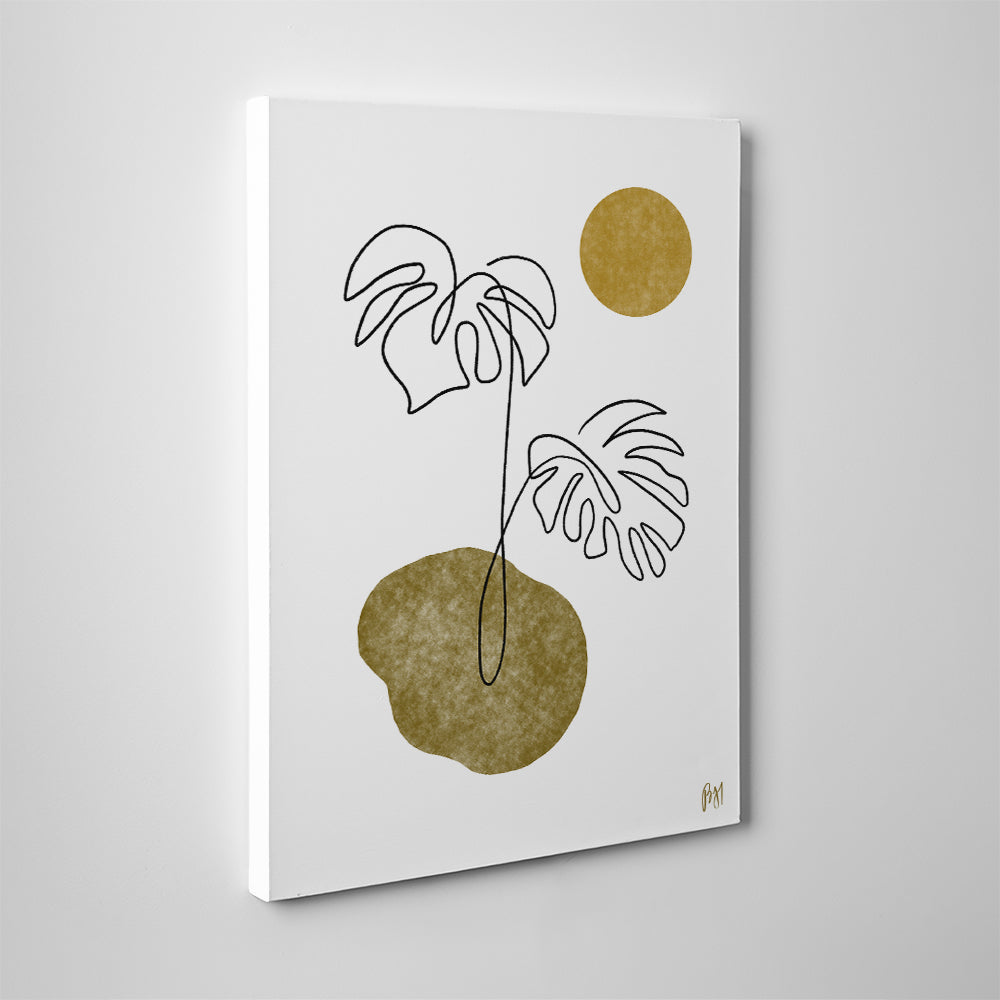 Stunning Monstera Leaves Wall Art by Birch & Ink Sisters