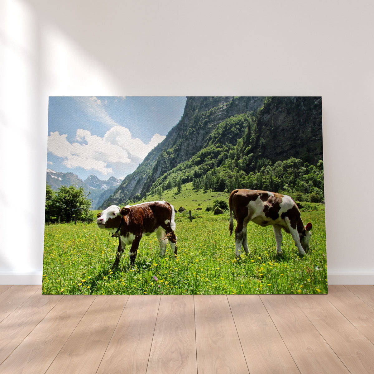 Stunning Alpine Calf Wall Art by David Campbell