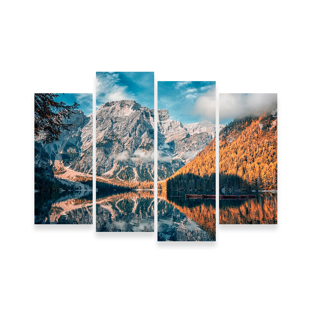 Autumn In Braies Stunning Wall Art by Manjik Pictures