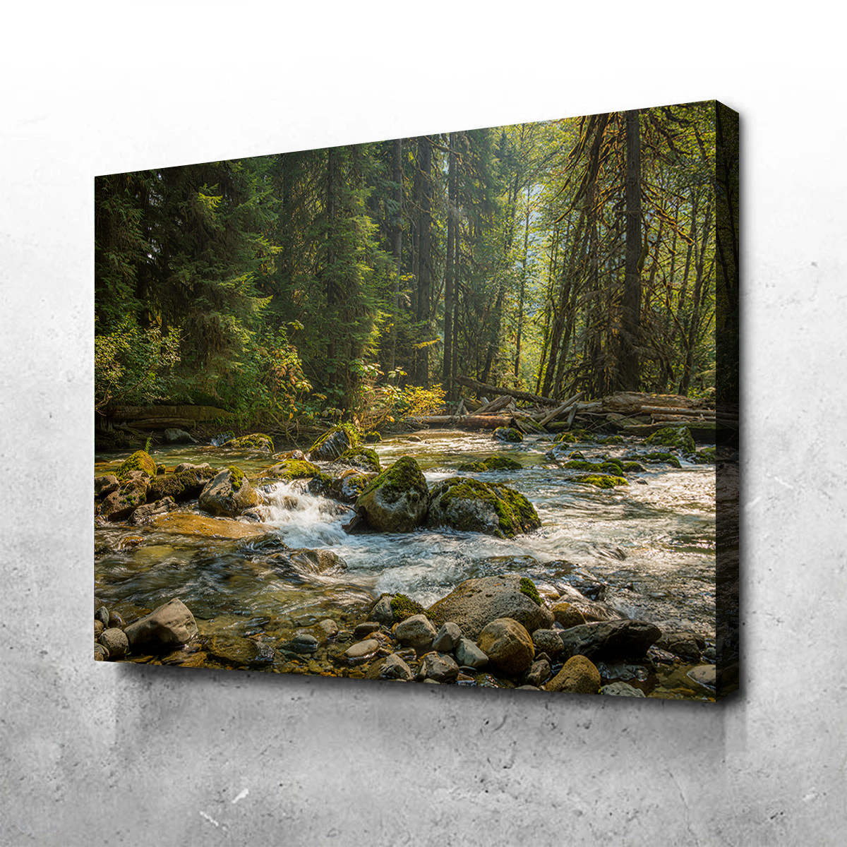 Stunning Cascade River Wall Art by Kyle Sherry