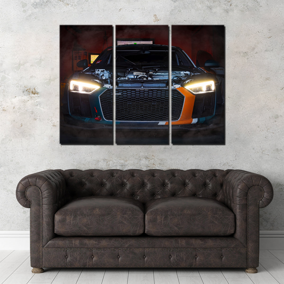 High - Quality Audi R8 Racing Wall Art by George Sorin