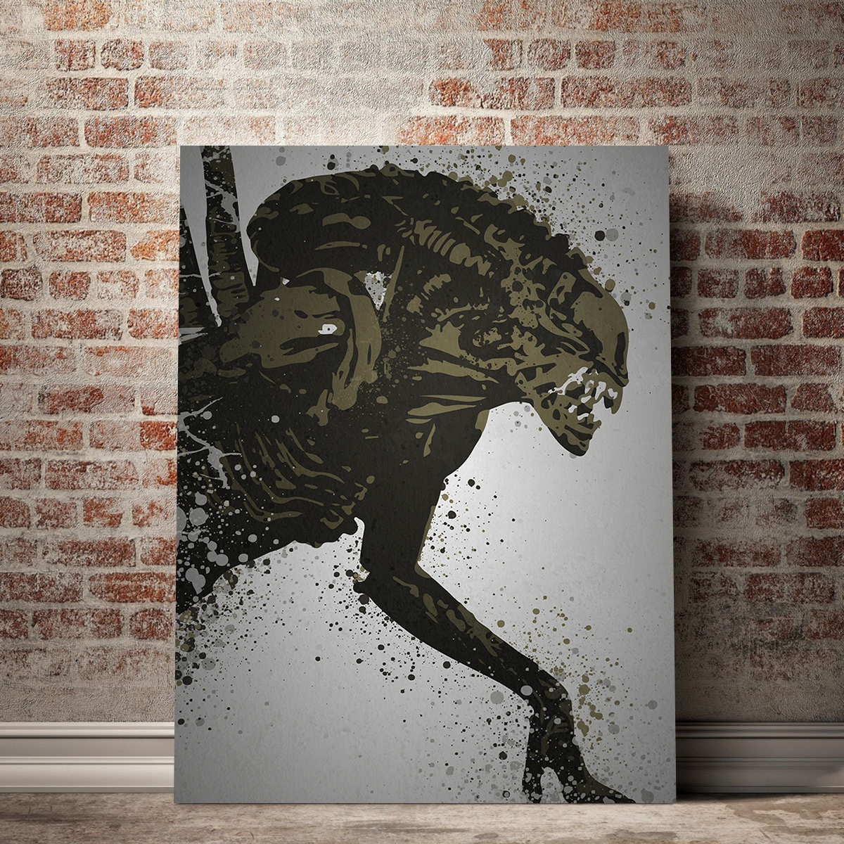 Stunning Alien Xenomorph Wall Art - Ideal for Sci - Fi Fans