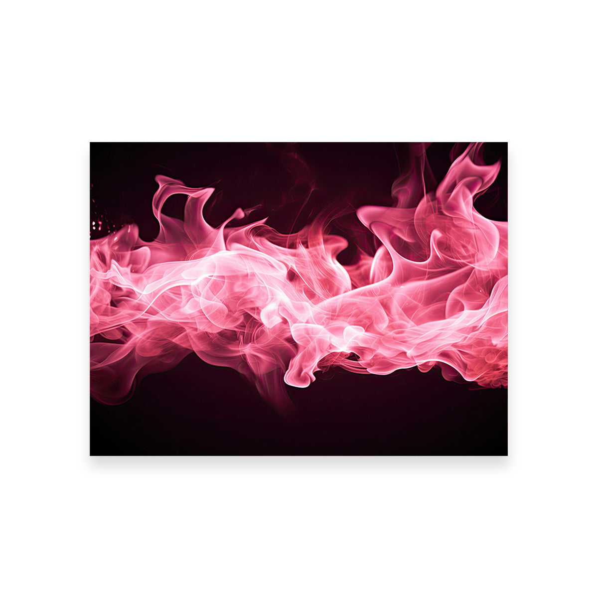 Stunning Pink Fire Wall Art