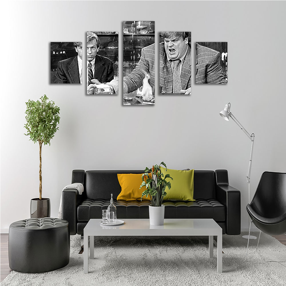 Callahan Stunning Sales Pitch Grayscale Wall Art for Home Decor
