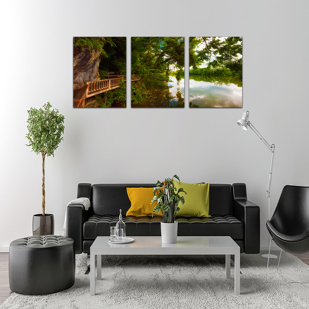 Stunning Ijam Nature Park Boardwalk Wall Art for Home Decor