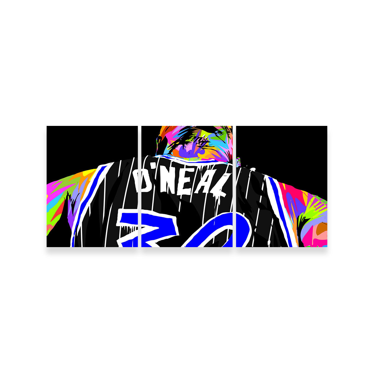 Shaq Wall Art - Premium Handmade Canvas with Sustainable Pine Frames