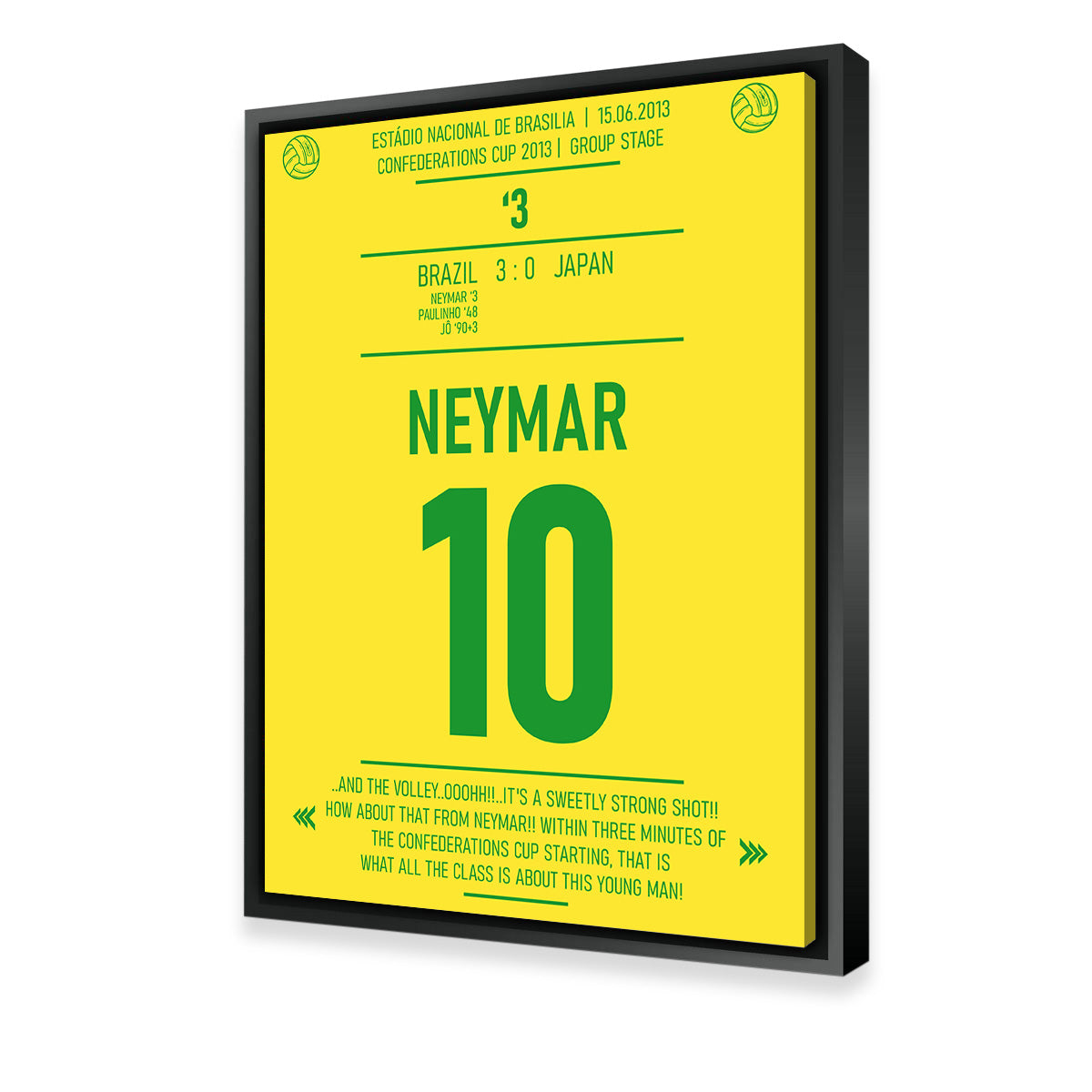 Neymar Art Print by George Sorin - High - Quality Museum Canvas
