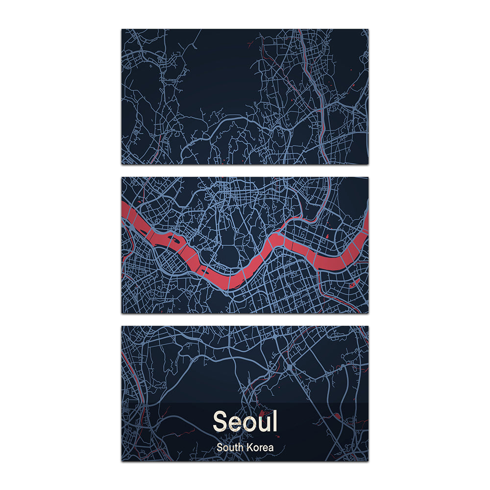 Exquisite Seoul Wall Art by Tovu Yovi