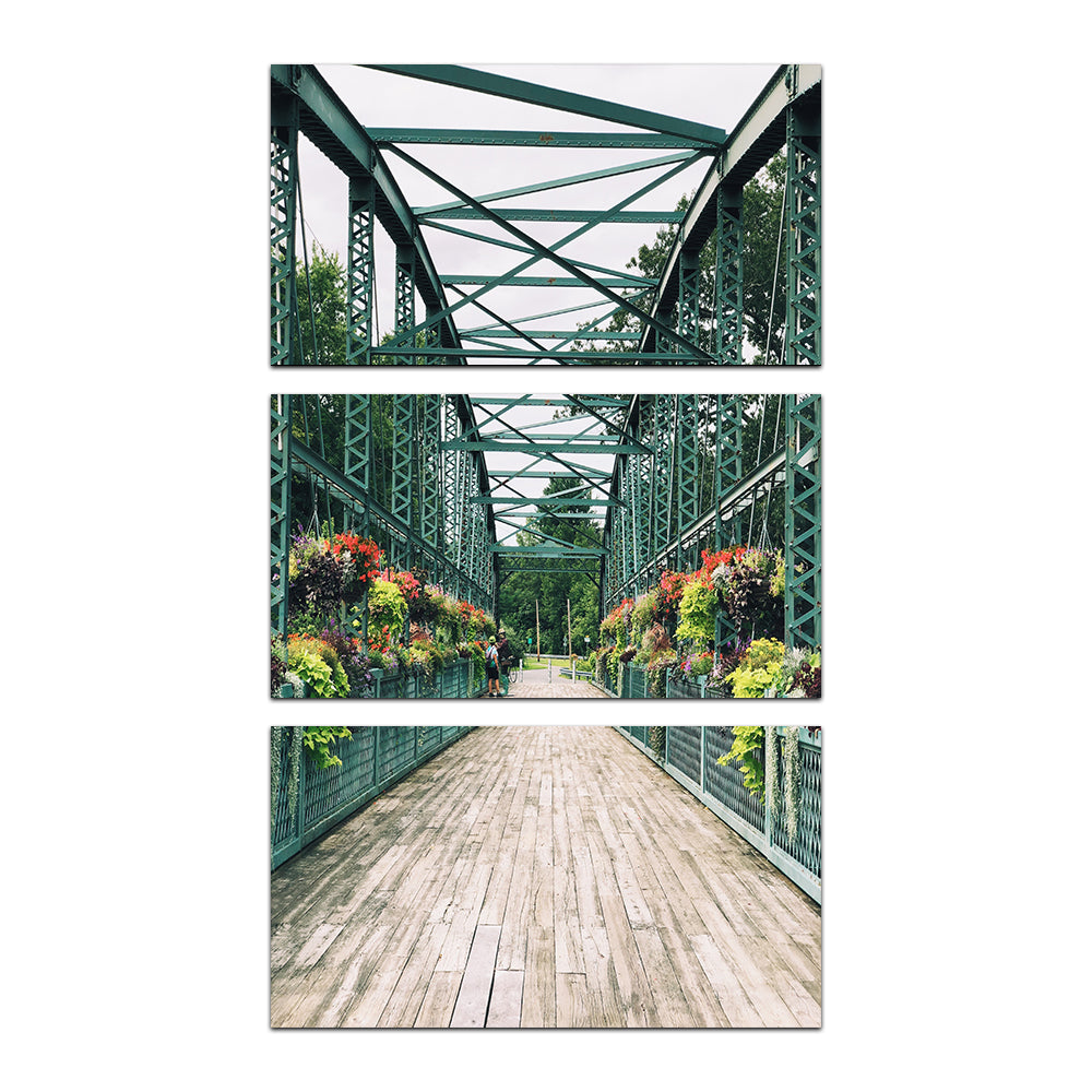 Stunning Old Drake Hill Flower Bridge Wall Art for Home Decor