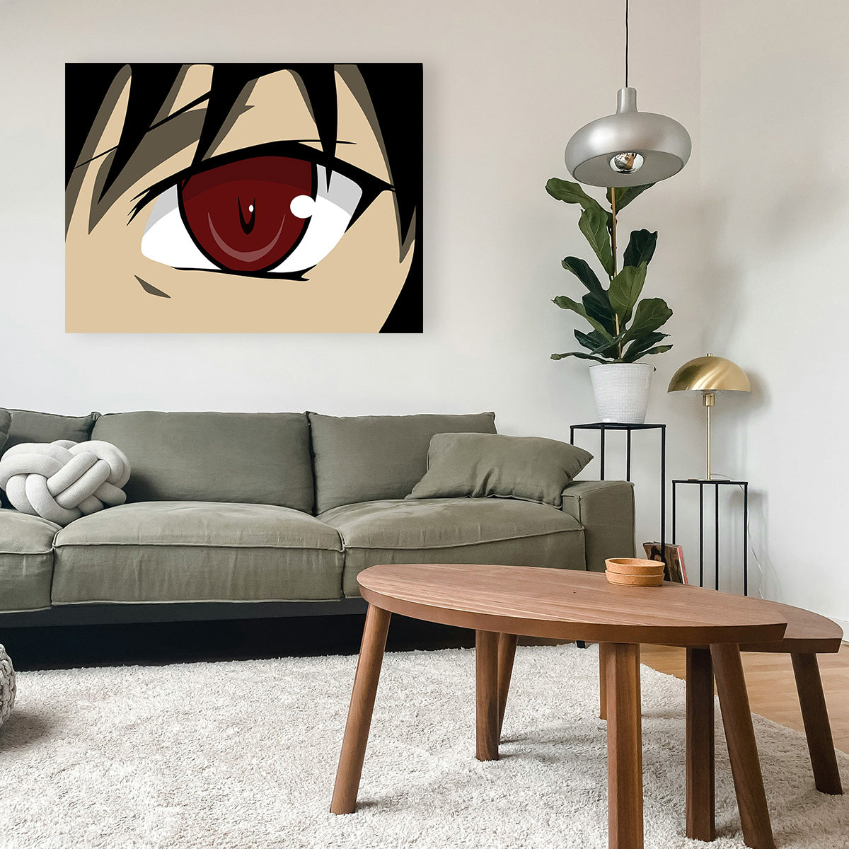 Stunning Anime Eye Canvas Prints with Premium Features