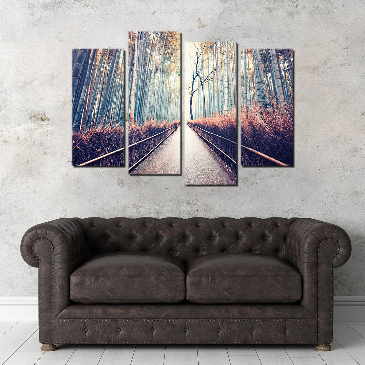 Exquisite Bamboo Forest Wall Art by Manjik Pictures