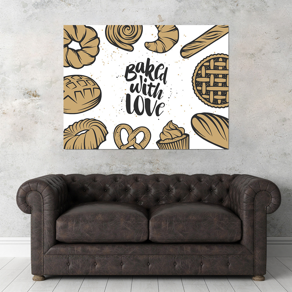 Exquisitely Baked With Love Wall Art for Home Decor