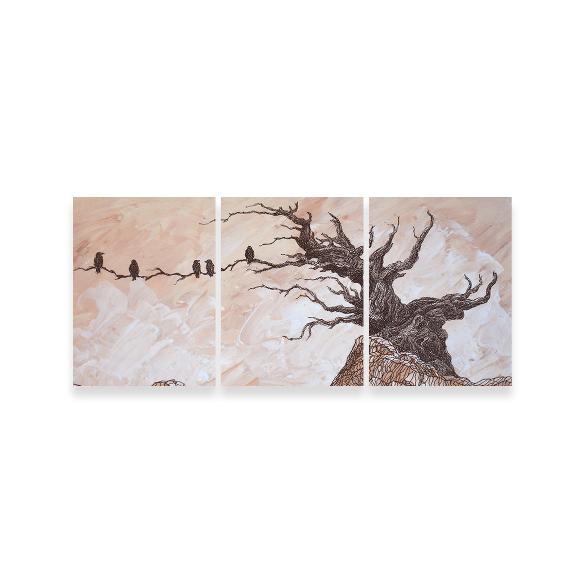 Enchanting Silence Of The Ravens Wall Art - Stunning Decor Piece