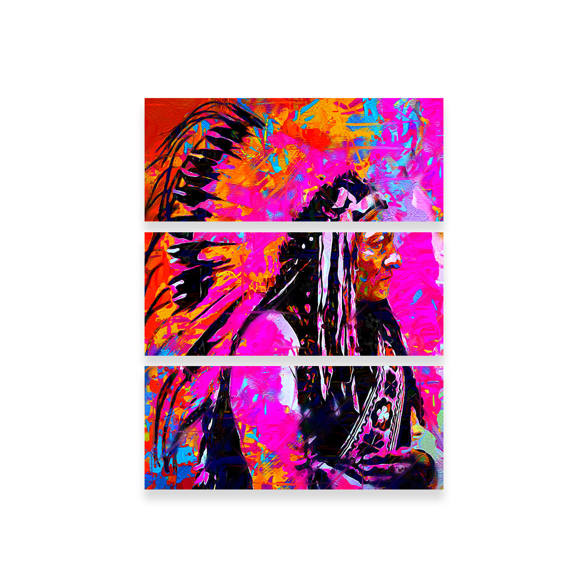 Exquisite Sitting Bull Wall Art by Stephen Chambers