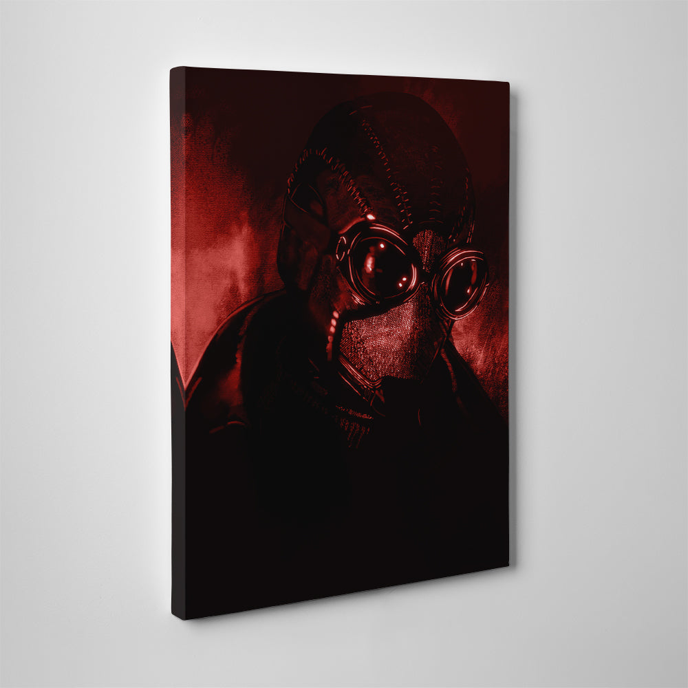Exquisite Noir In Red Wall Art by Andy Brackpool