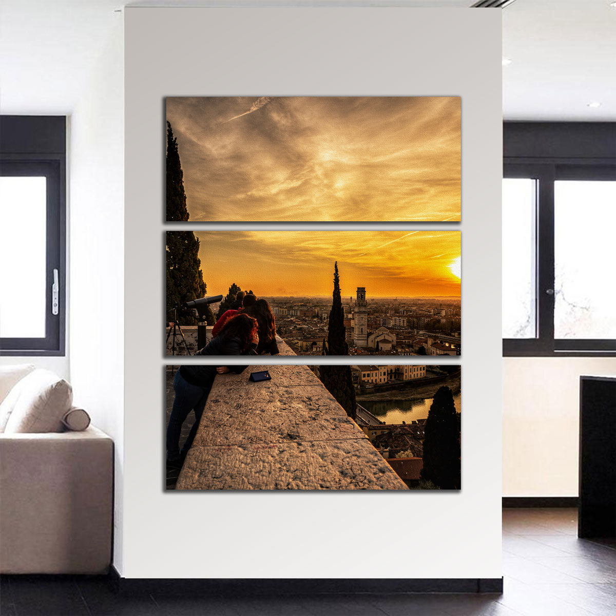 Gorgeous Castel San Pietro Sunset Wall Art by Stefano Baltieri