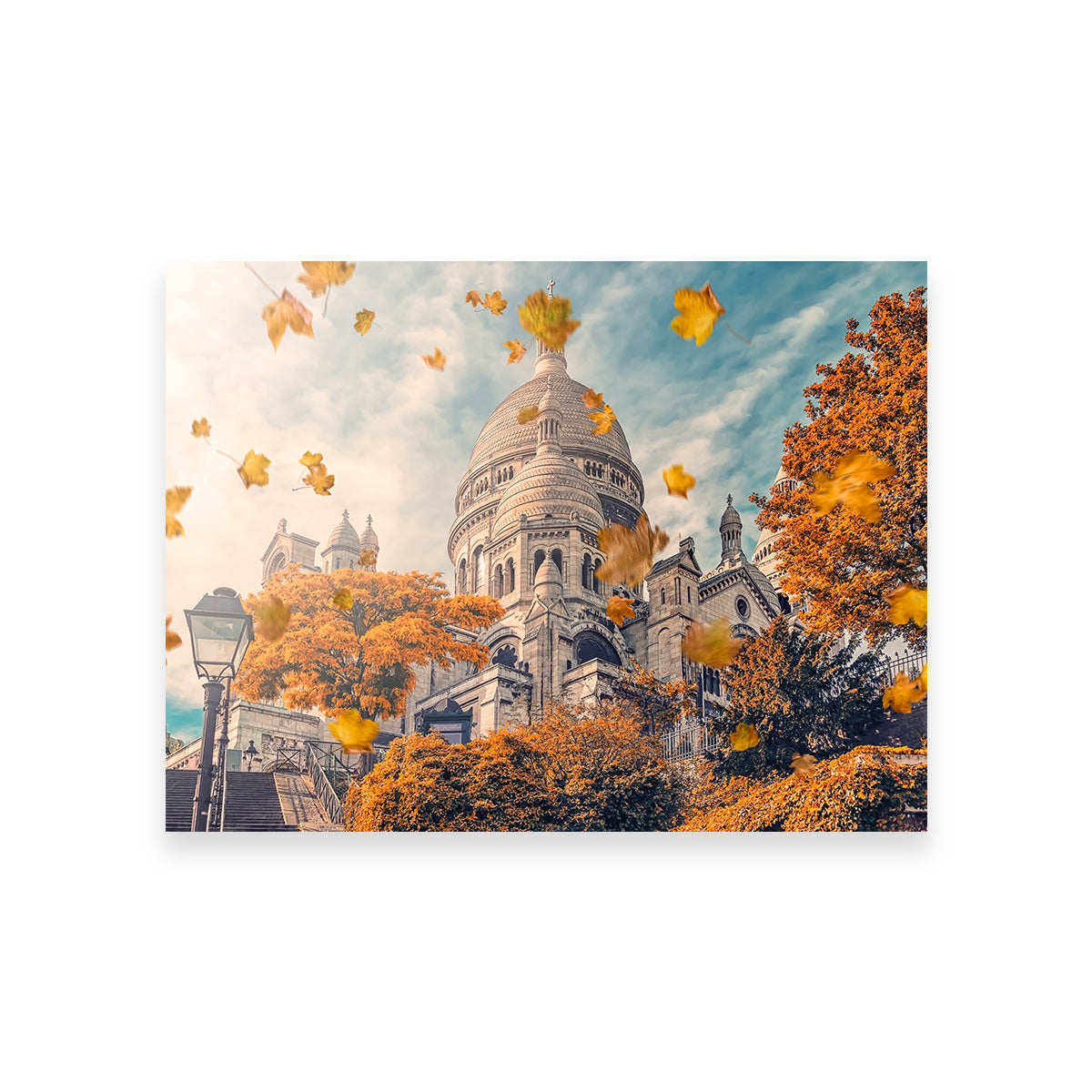 Autumn In Montmartre Stunning Wall Art - Ideal Decor Piece