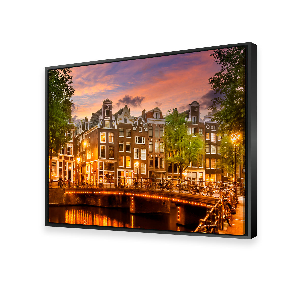 Exquisite Amsterdam Impression From Singel Wall Art by Melanie Viola