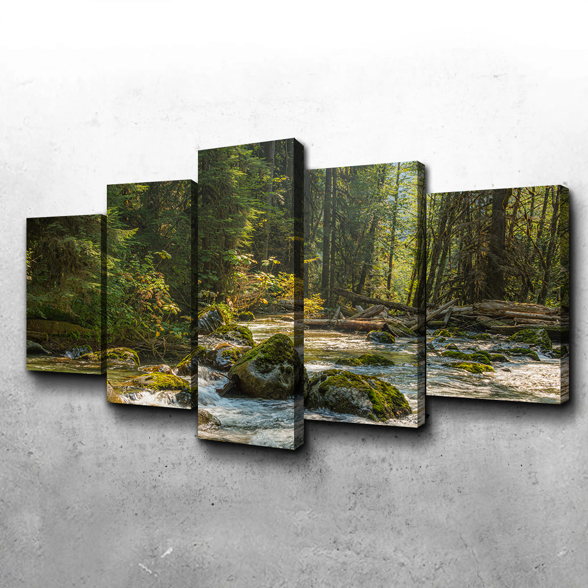 Stunning Cascade River Wall Art by Kyle Sherry