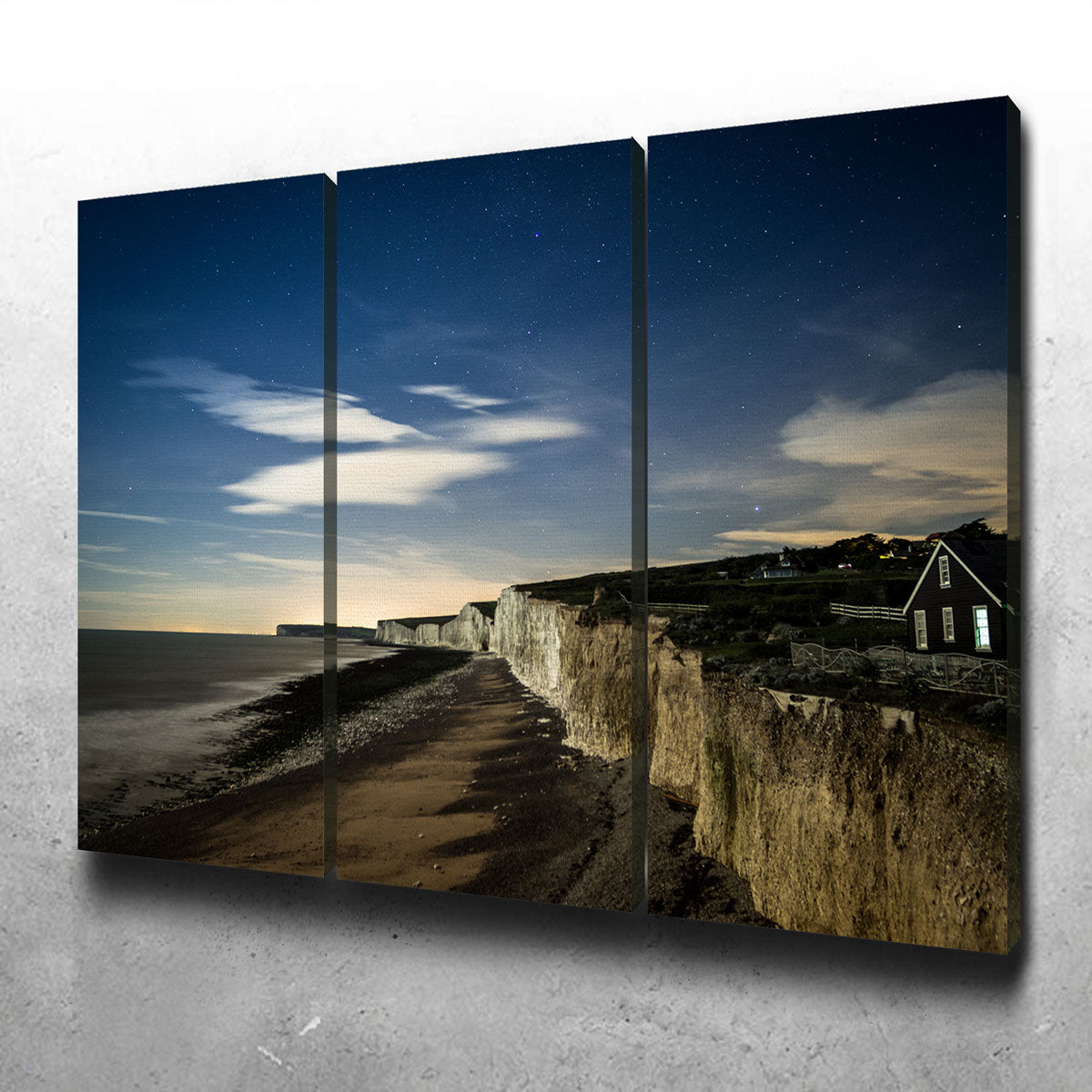 Stunning Chalk Cliffs at Birling Gap Wall Art by Mike Cotton