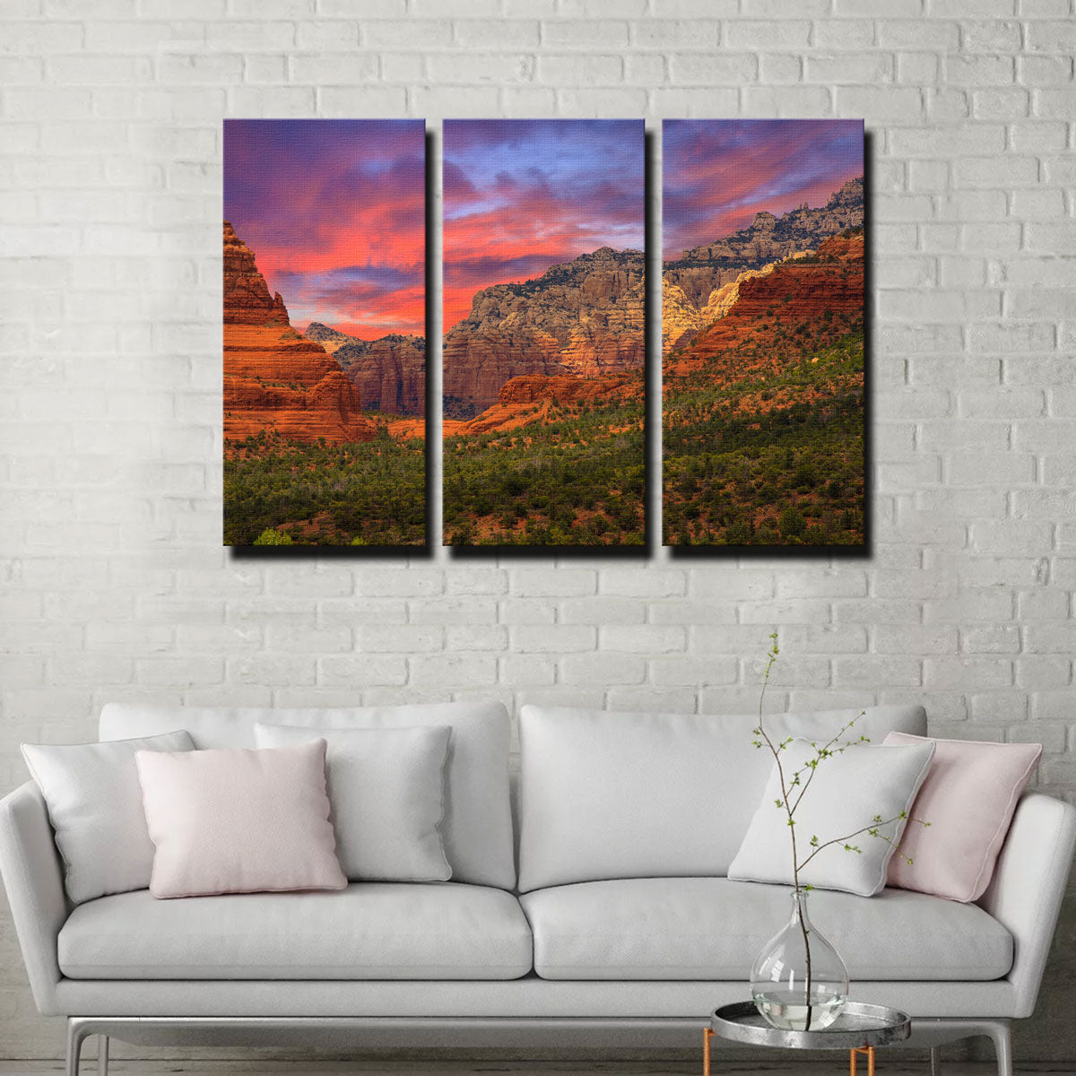 Stunning Sedona Sunset Wall Art for Home Decor