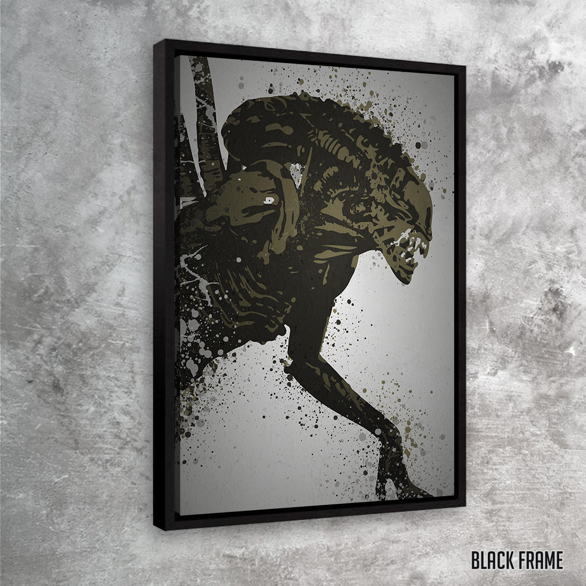 Stunning Alien Xenomorph Wall Art - Ideal for Sci - Fi Fans