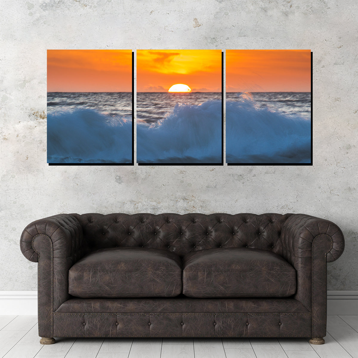 Breathtaking Ocean Sunrise Wall Art by Mike Cotton