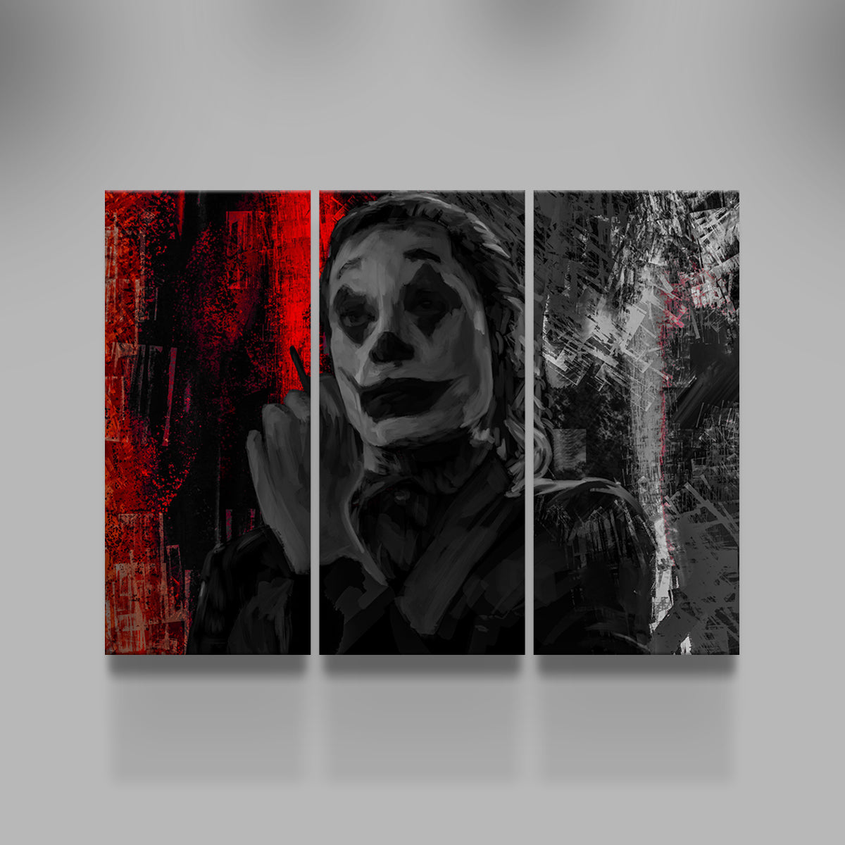 Eye - Catching Smoking Joker Wall Art by Andy Brackpool