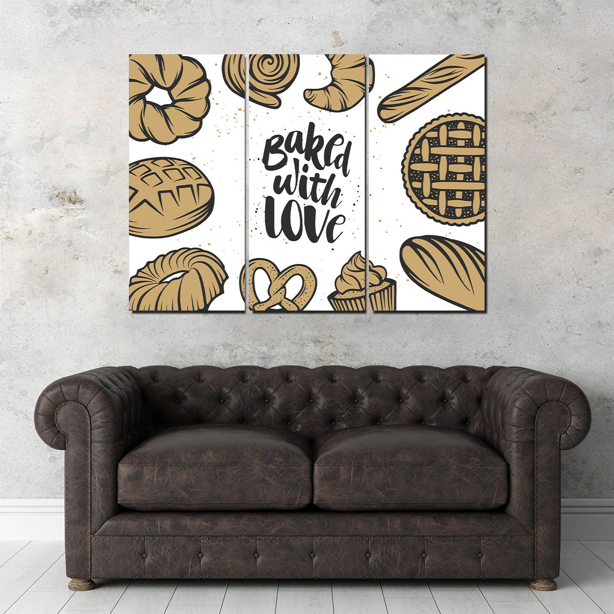 Exquisitely Baked With Love Wall Art for Home Decor
