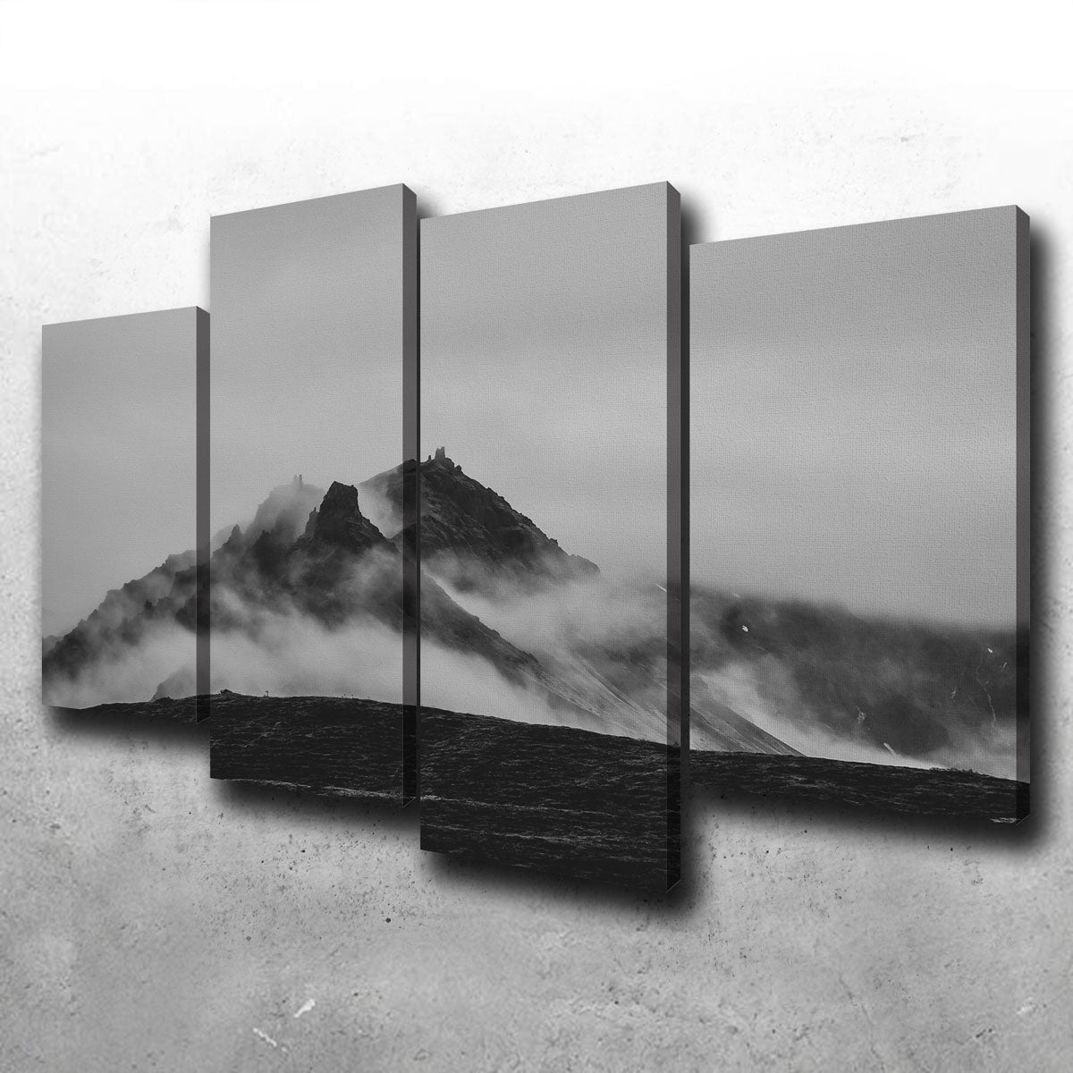 Stunning Misty Peaks Wall Art by Dennis Maida