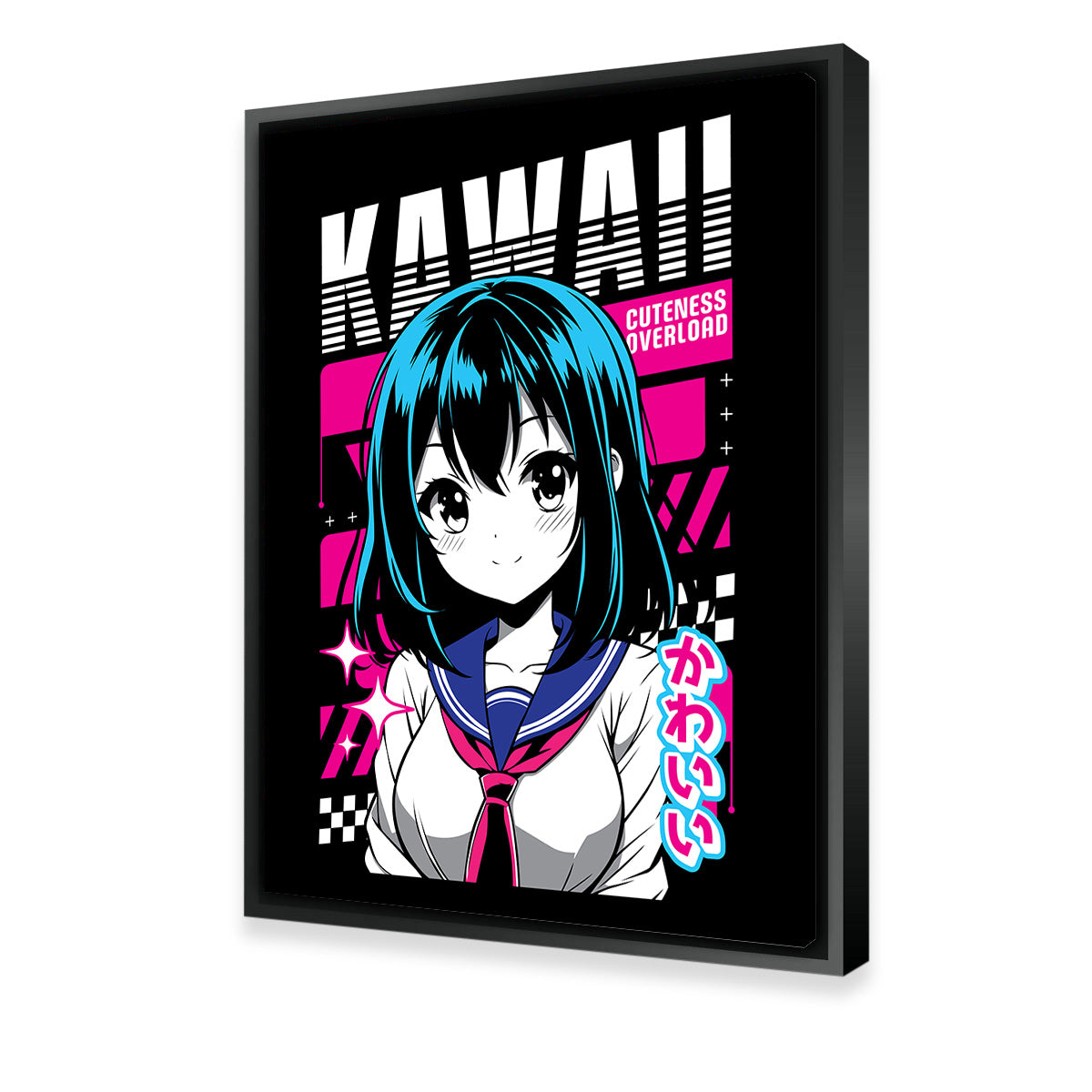 Eye - Catching Anime Girl Poster for Your Wall Decor