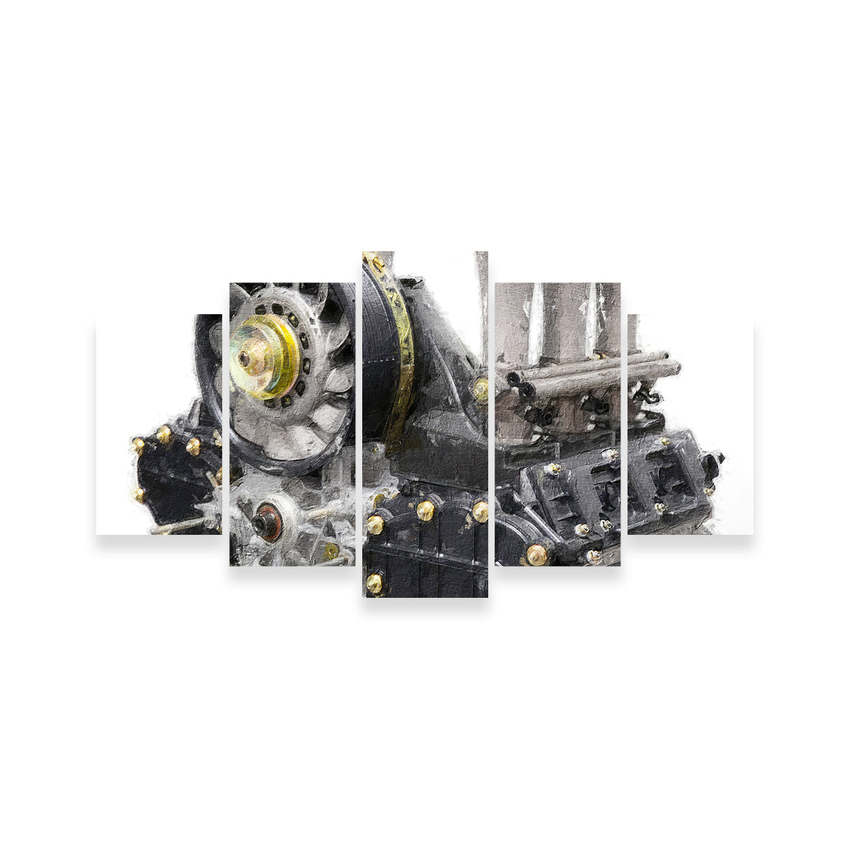 Stunning Porsche 911 Engine 1 Wall Art by Stephen Chambers