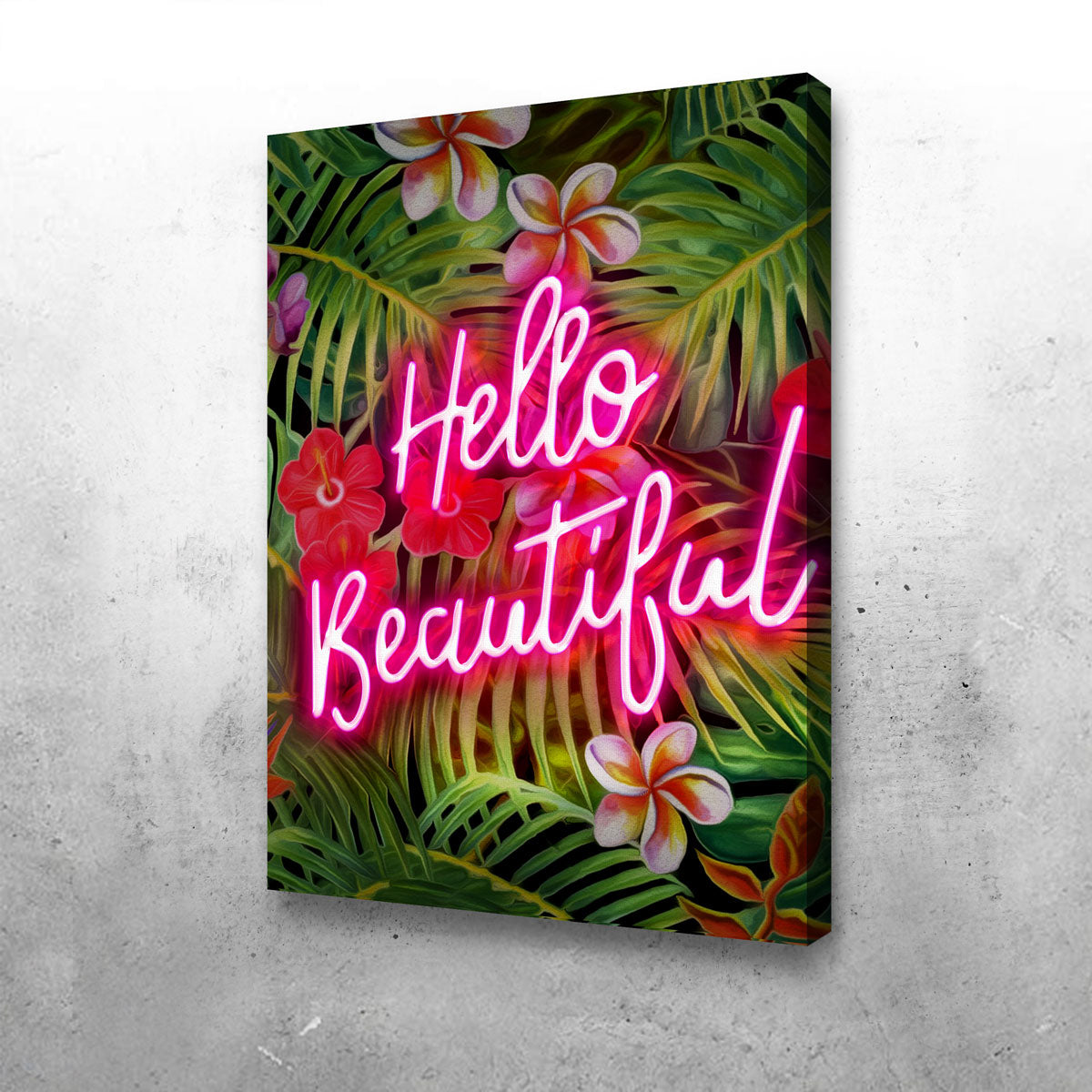 Stunning Hello Beautiful Wall Art by Frank Amoruso