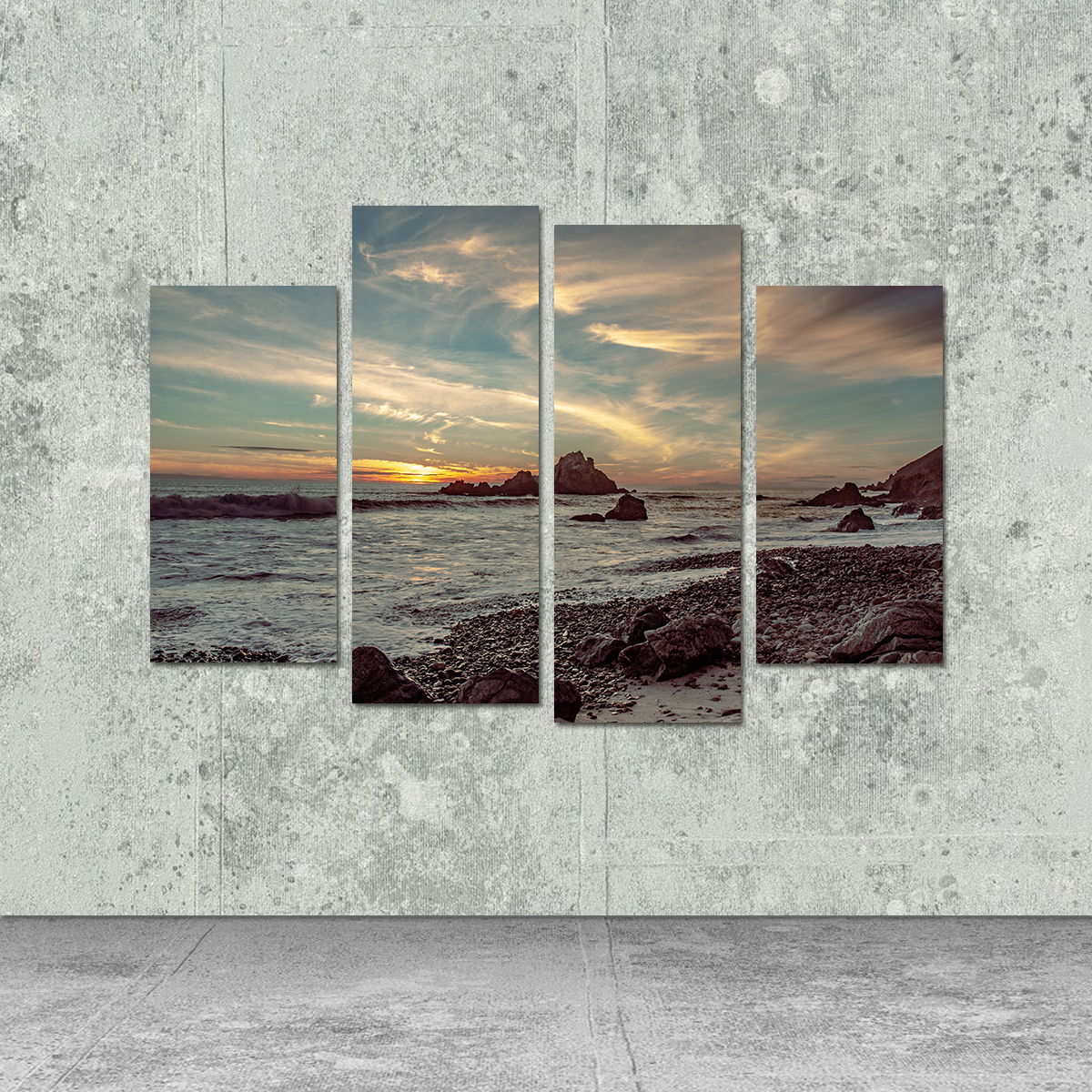Stunning Pfieffer Beach Sunset Wall Art by Kyle Sherry