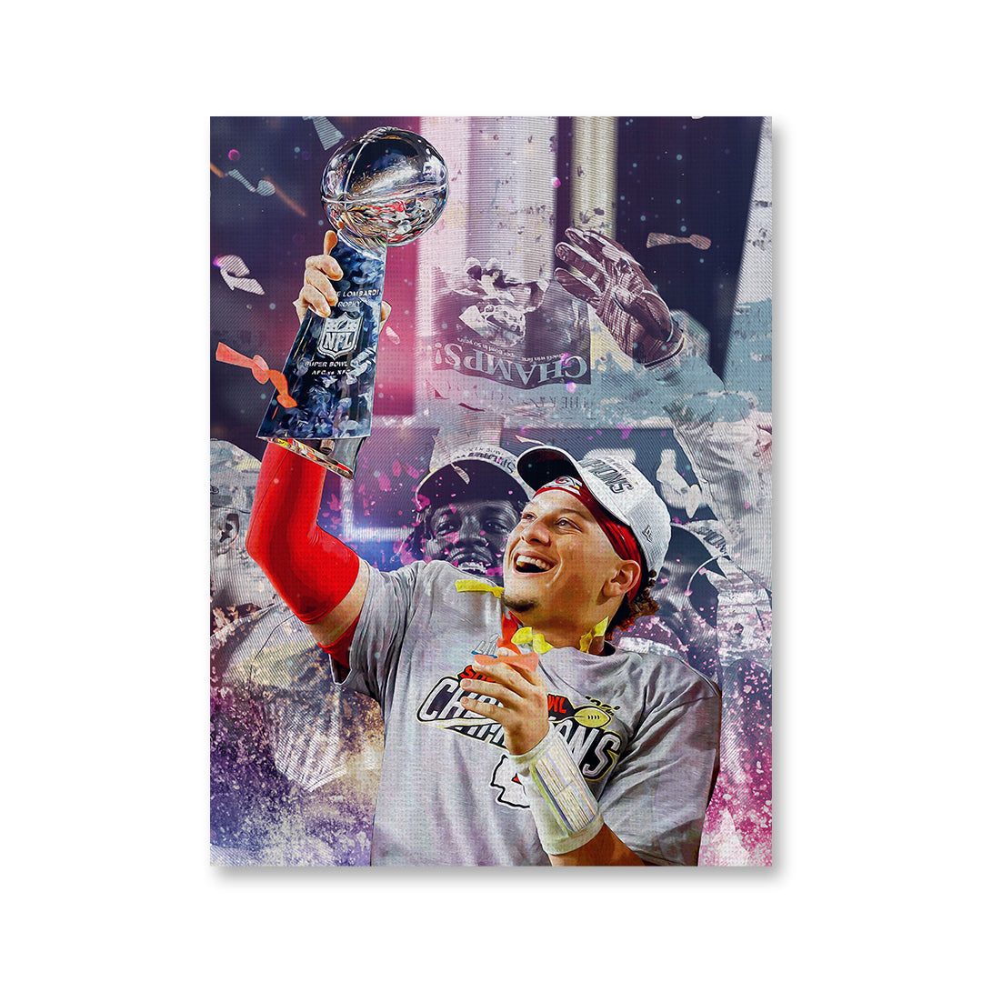 Exclusive Champs - Mahomes Wall Art for Sports Fans