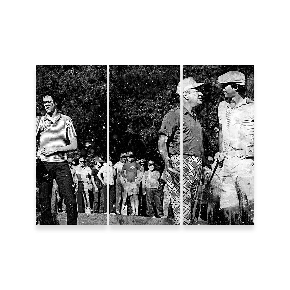 Al & Ty Caddyshack Stunning Grayscale Wall Art for Decor Enthusiasts